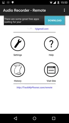 Audio Recorder - Remote android App screenshot 0