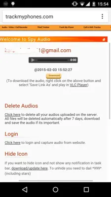 Audio Recorder - Remote android App screenshot 3